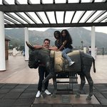 Family on a donkey statue | Photo taken by Kenya C
