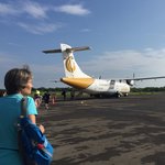 Comfy flight.  | Photo taken by Rachael W