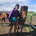 Riding Icelandic ponies! | Photo taken by Sarah C
