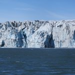 The face of the glacier at Jokulsarlon | Photo taken by Werner B