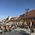 Main square in Braşov  | Photo taken by Anne L