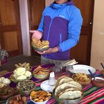 Our wonderful homestead lunch | Photo taken by Darina B