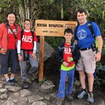At the top of Huayna Picchu | Photo taken by Elisa M