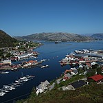 Kalvåg from higher ground | Photo taken by Roberta R