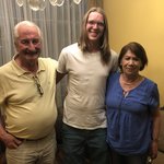 Tanner's Host Mom and Dad in Vina del Mar | Photo taken by Melody B