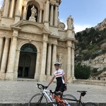 Scicli church with Sicily Bike Routes. | Photo taken by Teresa K