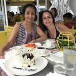 Meeting a fellow tourist.  She was celebebretibg her 81st birthday.   She was amazing.   | Photo taken by Segal A