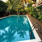 Athigira River Camp pool | Photo taken by Karyn R