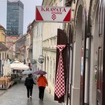 "Kravata" - ties originated in Croatia to be made popular by the French | Photo taken by Eva W