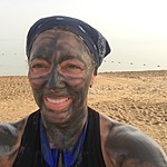 Dead Sea mud Facial | Photo taken by Mia F