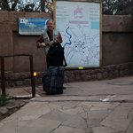 Waiting for the bus | Photo taken by Melody B