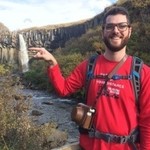 Being goofy at Vatnajökull National Park | Photo taken by Sarah C