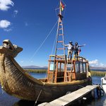 Amazing reed boat | Photo taken by Darina B