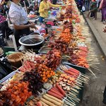 Finger food at botanical gardens | Photo taken by Gregory R