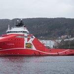 Ship Servicing Offshore Oil Rigs | Photo taken by Lisa S