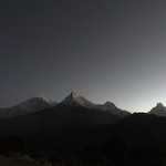 Sunrise over the Himalayas from Poon Hill | Photo taken by Gerard D