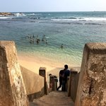 Local boys swimming at Galle after school | Photo taken by Karyn R