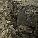 divide between continental plates | Photo taken by Kim C