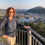 With a view of Bergen in the distance | Photo taken by Gilbert R