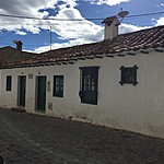 Front of our house in Villa de Leyva | Photo taken by David B