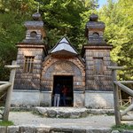 Russian Chapel, memorial to the Russian prisoners/casualties in building the Vrsic Pass | Photo taken by Eva W