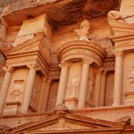 The Treasury is crowned by a funerary urn, which according to local legend conceals a pharaoh’s treasure. | Photo taken by Rich W