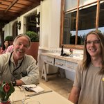 Lunch at Casa del Bosque | Photo taken by Melody B