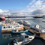 by our hotel in old town  Reykjavik  | Photo taken by Jodi Lynn G