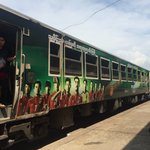 Joined locals on their Commuter train  | Photo taken by Rachael W