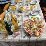 Lunch in our honor  | Photo taken by Barbara D