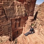 The hike to the top/ Petra Treasury  | Photo taken by Gerelyn G