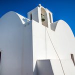 Monastery against clear blue sky | Photo taken by David B