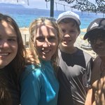 Lunch with the captain | Photo taken by Heidi C