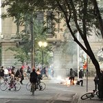 Protest in Santiago Chile 2019 | Photo taken by Melody B