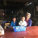 Welcomed by the locals en route  | Photo taken by Rachael W