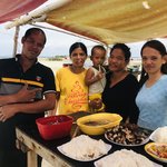 Best family ever that I met at while on my excursion in Bohol.  They shared their lunch with me.   | Photo taken by Segal A
