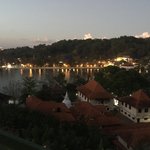 Night view of Kandy from our room. | Photo taken by Sylvanna C