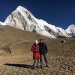 @Base camp w Everest in our sights! | Photo taken by Mark M