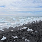 Ice on "Diamond Beach" at Jokulsarlon | Photo taken by Werner B