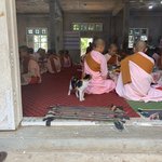 Eating lunch with a friend | Photo taken by Bonnie S