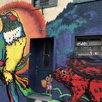 Bogota street art | Photo taken by Rachel B