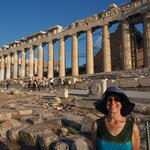 Ruth and the Parthenon | Photo taken by Tom B