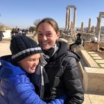 Freezing, had to huddle | Photo taken by Nicole C