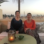 Sunset from the roof | Photo taken by Victoria M