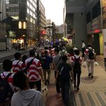 Heading to the match | Photo taken by peter e