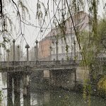 Last day in Ljubljana with a few pretty snowflakes | Photo taken by Patti O