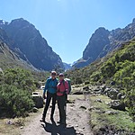 Caro and Kristin on the Lares Trek | Photo taken by Kristin M