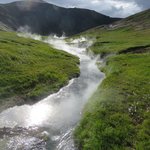 Hot river in Reykjadalur Valley  | Photo taken by Werner B