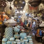 Souk shops in Marrakech | Photo taken by jaclyn m