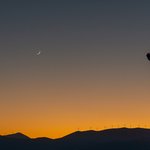 Moonset in Nafplio | Photo taken by Dave H